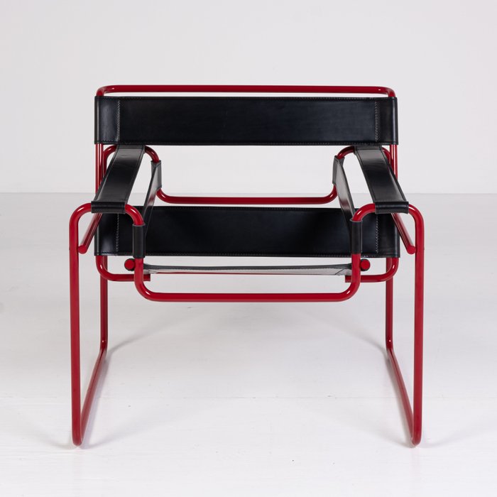 Knoll - Marcel Breuer - Fauteuil - Chaise Wassily - Acier, Cuir