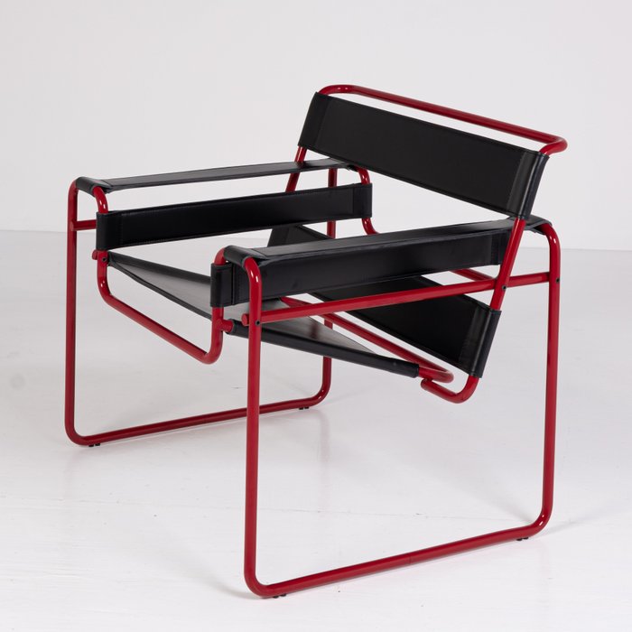 Knoll - Marcel Breuer - Fauteuil - Chaise Wassily - Acier, Cuir