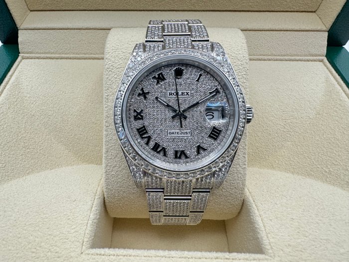 Rolex - Datejust 41mm “Iced Out” with Diamonds - 126300 - Homme - 2024