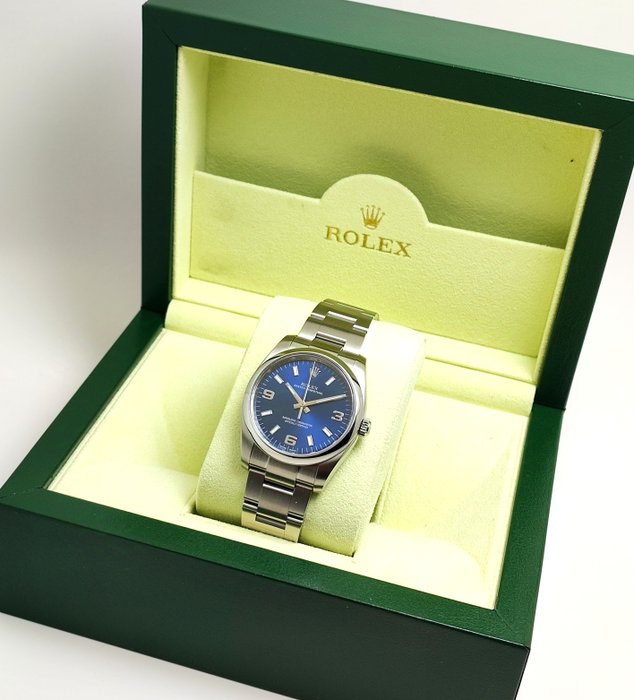 Rolex - Oyster Perpetual “Blue Dial” - Ref. 114200 - Homme - 2010-2020