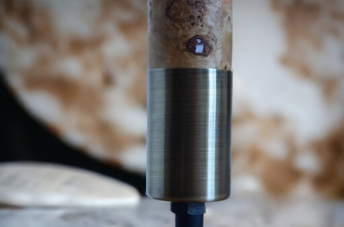 Veneerlamps - Tadeusz Piesiak - Lampadaire - Lumière mince et sereine - Peuplier - Lampe de sol en placage de bois