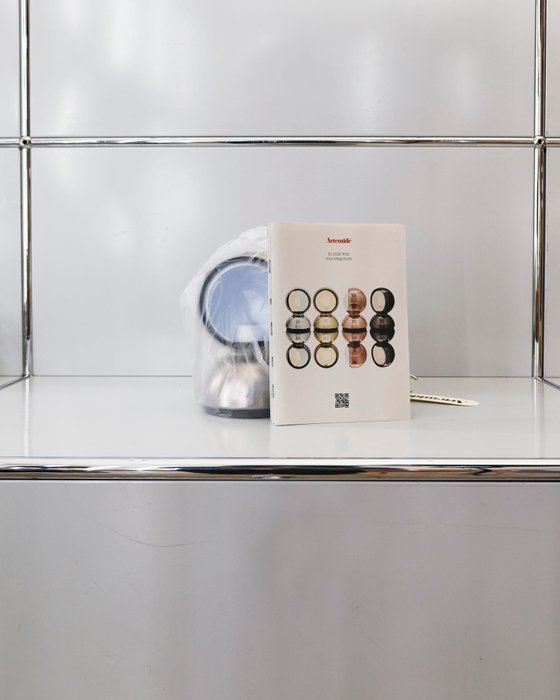Artemide - Vico Magistretti - Lampe de table - Eclisse - Miroir - Métal