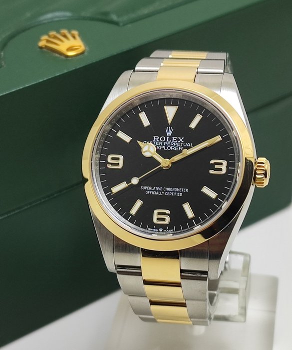 Rolex - Explorer 36 Gold/Steel - 124273 - Homme - 2020 et après