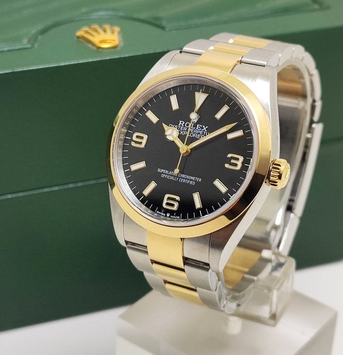 Rolex - Explorer 36 Gold/Steel - 124273 - Homme - 2020 et après