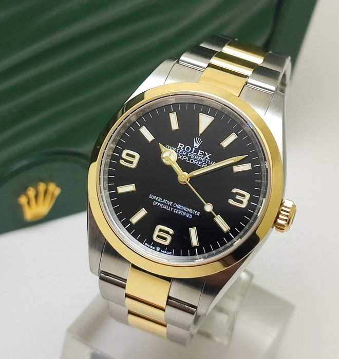 Rolex - Explorer 36 Gold/Steel - 124273 - Homme - 2020 et après