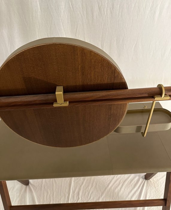 Poltrona Frau - Bureau - Ren - bois, cuir, laiton
