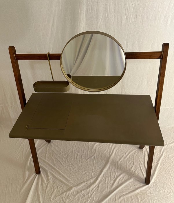 Poltrona Frau - Bureau - Ren - bois, cuir, laiton