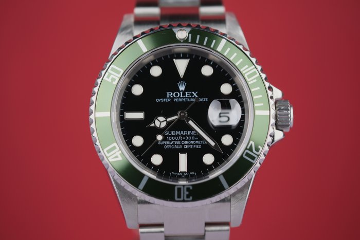 Rolex - Submariner Date - 16610LV (Kermit) - Homme - 2000-2010