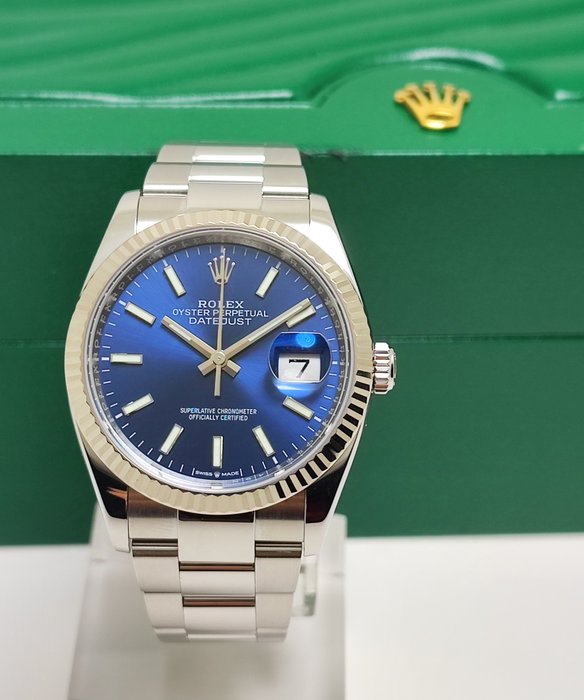 Rolex - Datejust 36 - Blue Dial - Ref. 126234 - Homme - 2020 et après