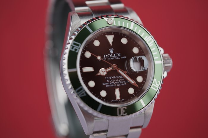 Rolex - Submariner Date - 16610LV (Kermit) - Homme - 2000-2010