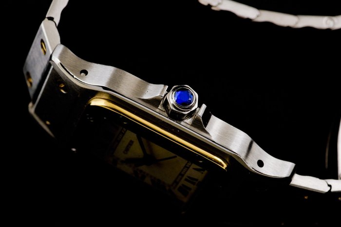 Cartier - Santos Galbee Gold/Steel 29mm Automatic - 2380 - Unisexe - 1990-1999