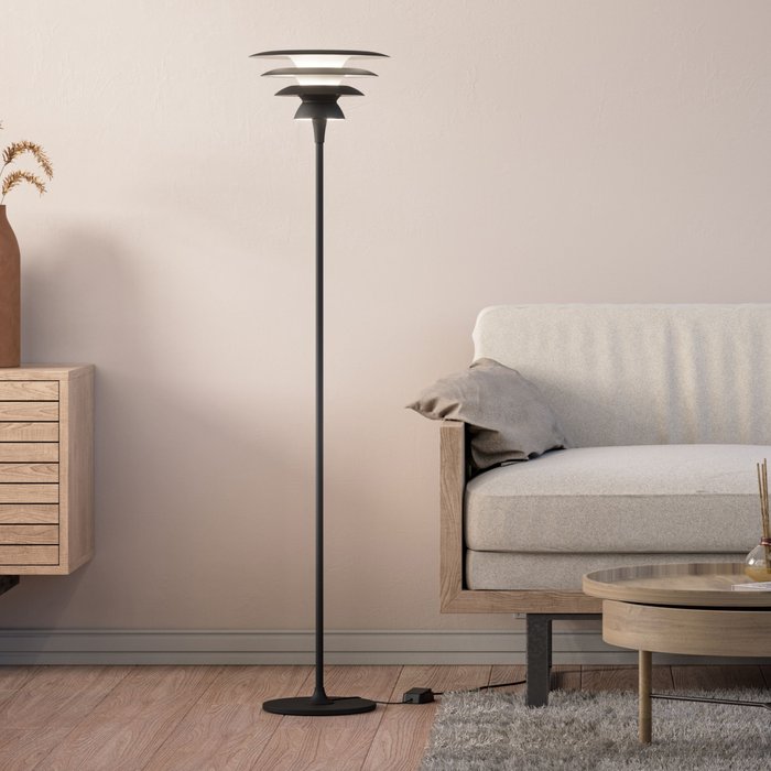 Belid - Joakim Fihn - Lampadaire - DaVinci - Noir mat - Métal