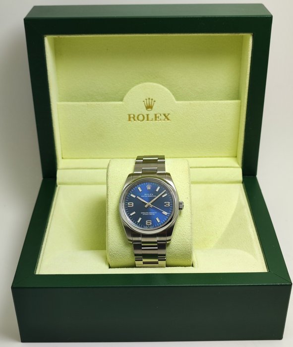 Rolex - Oyster Perpetual “Blue Dial” - Ref. 114200 - Homme - 2010-2020