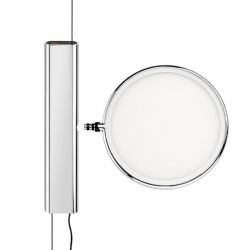 Flos - Konstantin Grcic - Lampe à suspendre - OK Chrome (abandonné) - Aluminium, Polyamide, fibre de verre
