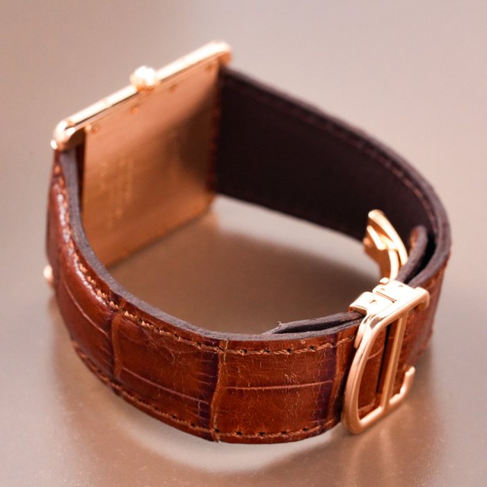 Cartier - Tank Louis Cartier XL 18k Rose Gold Diamond - WT200005 - Homme - 2010-2020