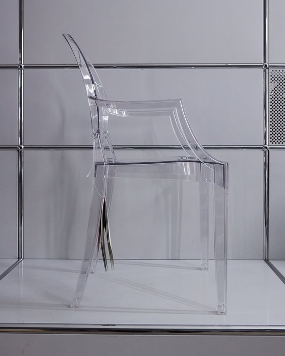 Kartell - Philippe Starck - Chaise pour enfants - Lou Lou Ghost - Chrystal - Polycarbonate