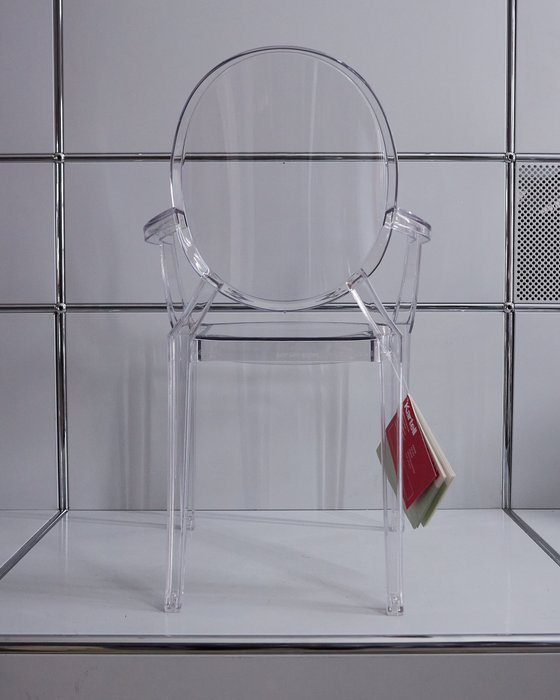 Kartell - Philippe Starck - Chaise pour enfants - Lou Lou Ghost - Chrystal - Polycarbonate