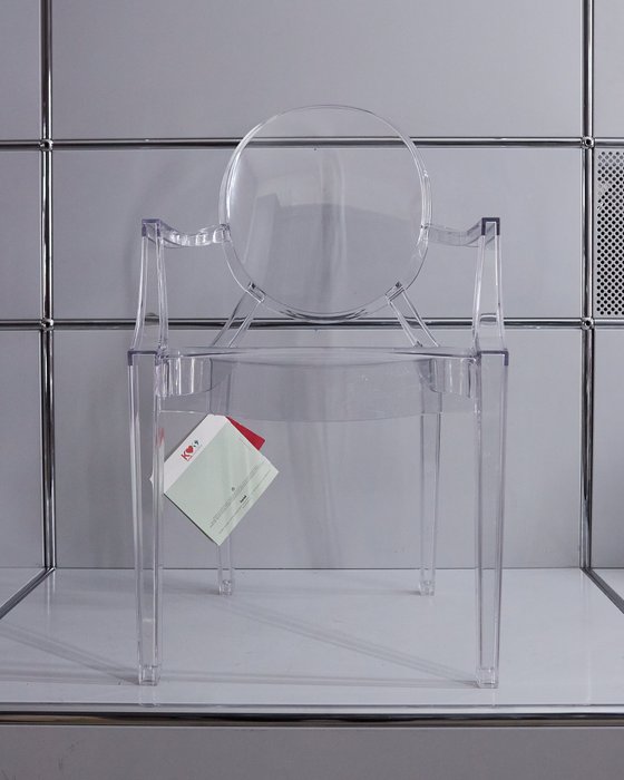 Kartell - Philippe Starck - Chaise pour enfants - Lou Lou Ghost - Chrystal - Polycarbonate