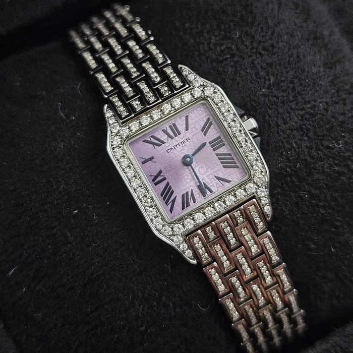 Cartier - Santos Demoiselle Diamonds - 3140 - Femme - 2010-2020