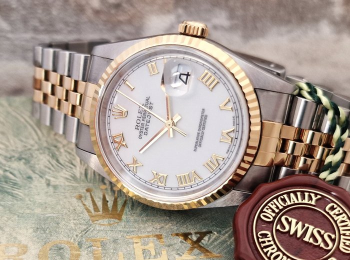 Rolex - Oyster Perpetual Datejust - Sans Prix de Réserve - Ref. 16233 - Homme - 1990-1999