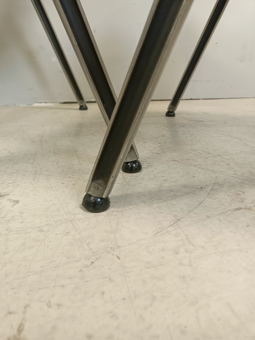 Tecno - Osvaldo Borsani - Chaise (3) - MODUS SM 203 - Aluminium, Plastique - Empilables
