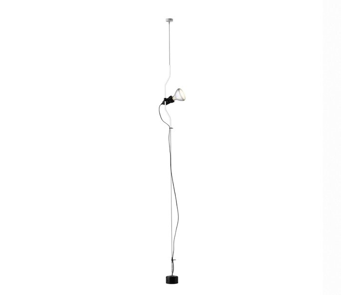 Flos - Pio Manzù, Achille Castiglioni - Lampe à suspendre - Parentesi Dimmable - Acier - CHOISISSEZ VOTRE COULEUR