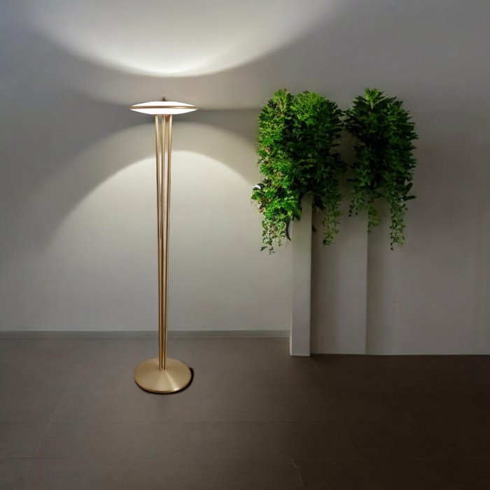 Nordlux / DFTP - Bjørn+Balle - Lampadaire - Blanche - Métal, Plastique - Pas de réserve