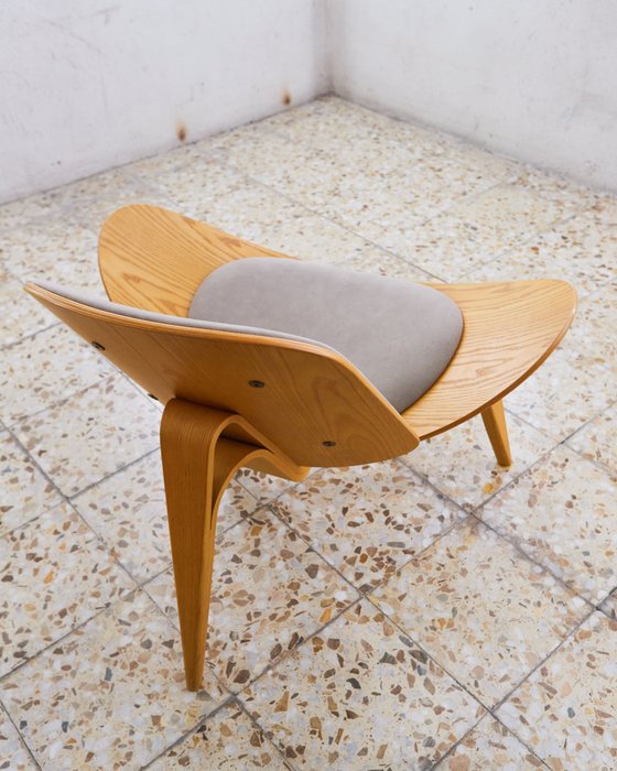 Carl Hansen & Søn - Hans Wegner - Chaise - CH07 - Chêne, Alcantara