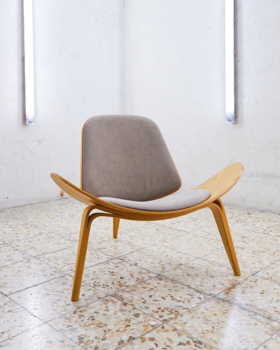 Carl Hansen & Søn - Hans Wegner - Chaise - CH07 - Chêne, Alcantara