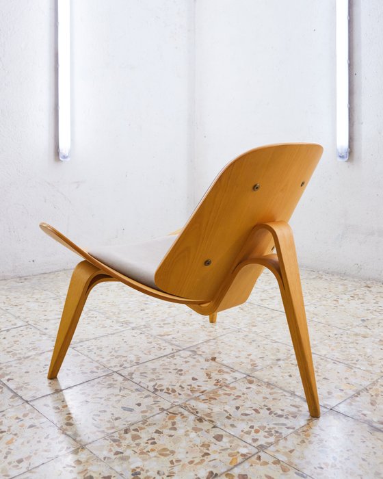 Carl Hansen & Søn - Hans Wegner - Chaise - CH07 - Chêne, Alcantara