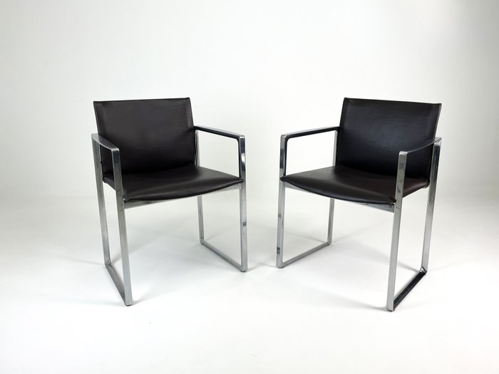Cassina - Piero Lissoni - Eve - Chaise - Aluminium, Cuir