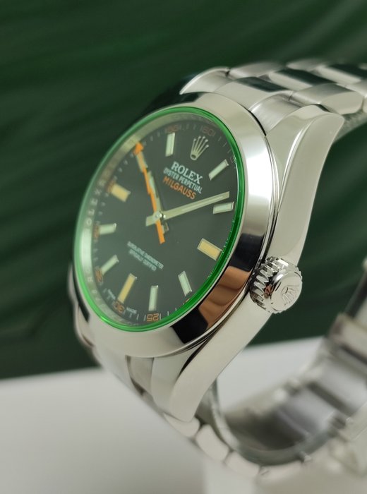 Rolex - Milgauss “Glace Verte” - 116400GV - Homme - 2010-2020