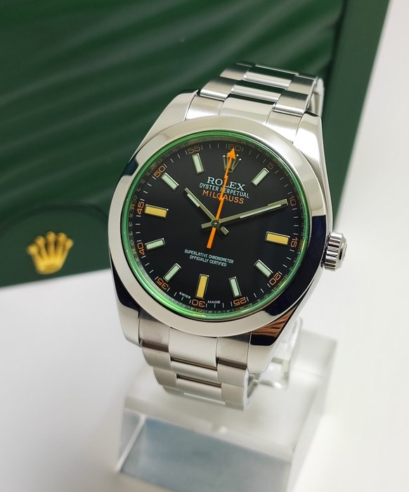 Rolex - Milgauss “Glace Verte” - 116400GV - Homme - 2010-2020