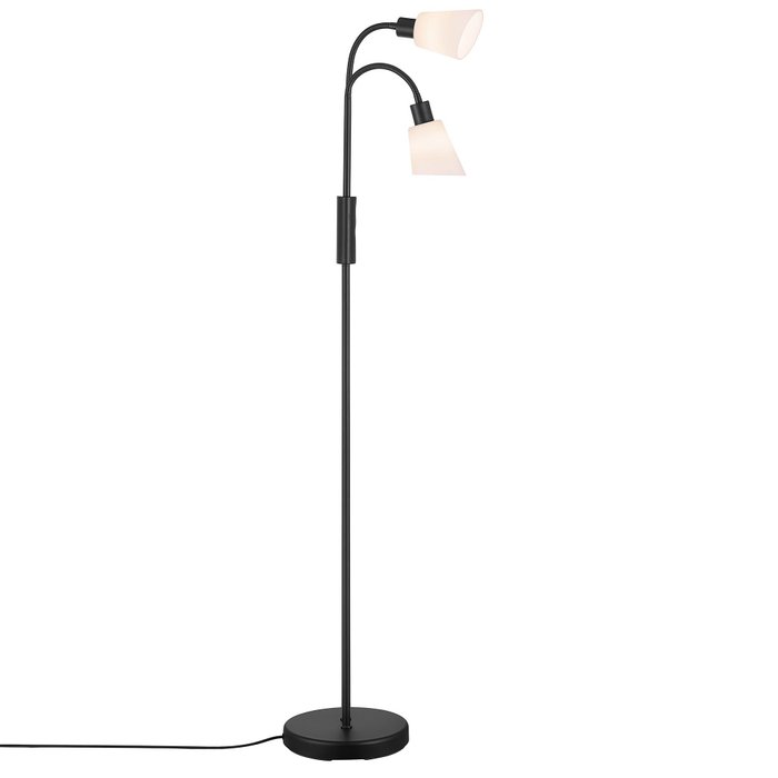 Nordlux - Lampadaire - Molli Double Floor Noir - Métal, Verre
