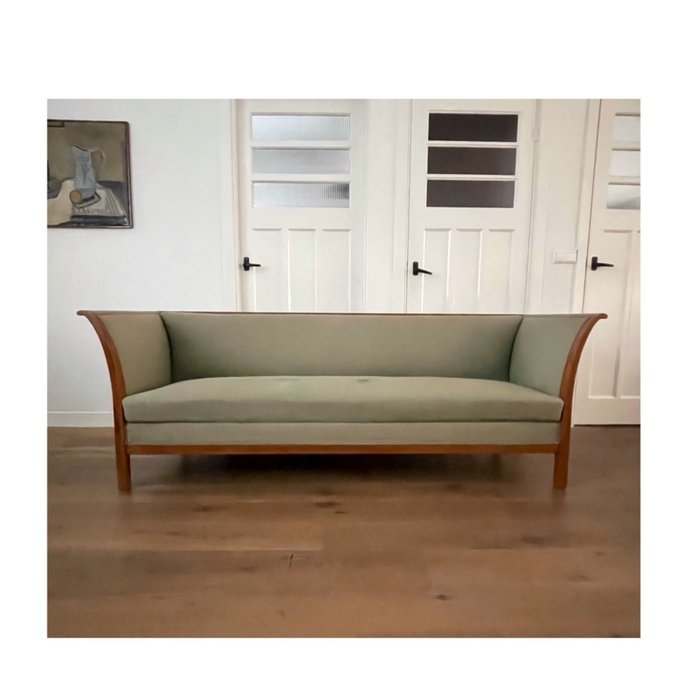 Frits Henningsen - Canapé - Bois, tissu/rembourrage - Canapé 3 places