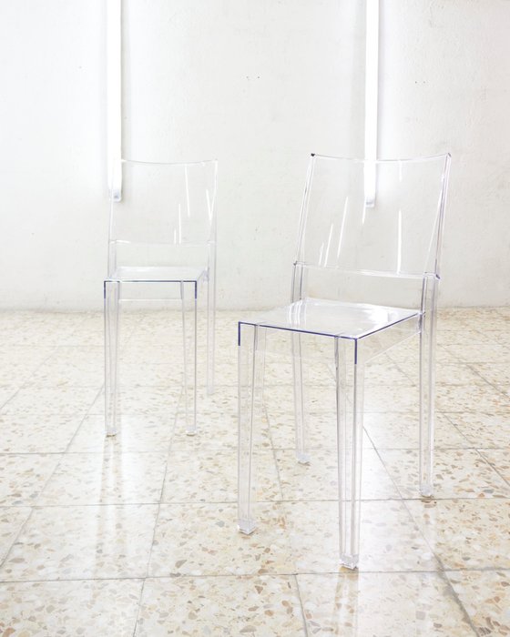 Kartell - Philippe Starck - Chaise (2) - La Marie - Chrystal - Polycarbonate