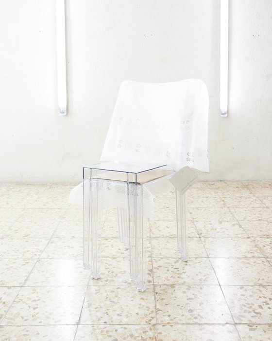 Kartell - Philippe Starck - Chaise (2) - La Marie - Chrystal - Polycarbonate
