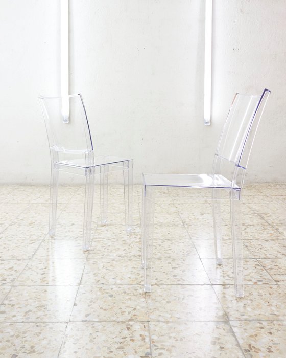 Kartell - Philippe Starck - Chaise (2) - La Marie - Chrystal - Polycarbonate