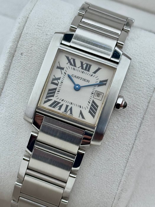 Cartier - Tank Française - Sans Prix de Réserve - 2465 - Femme - 2010-2020