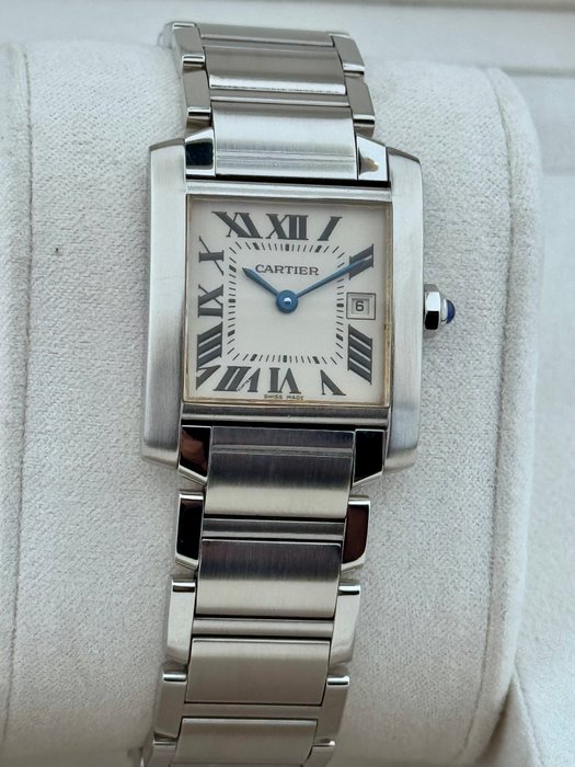 Cartier - Tank Française - Sans Prix de Réserve - 2465 - Femme - 2010-2020