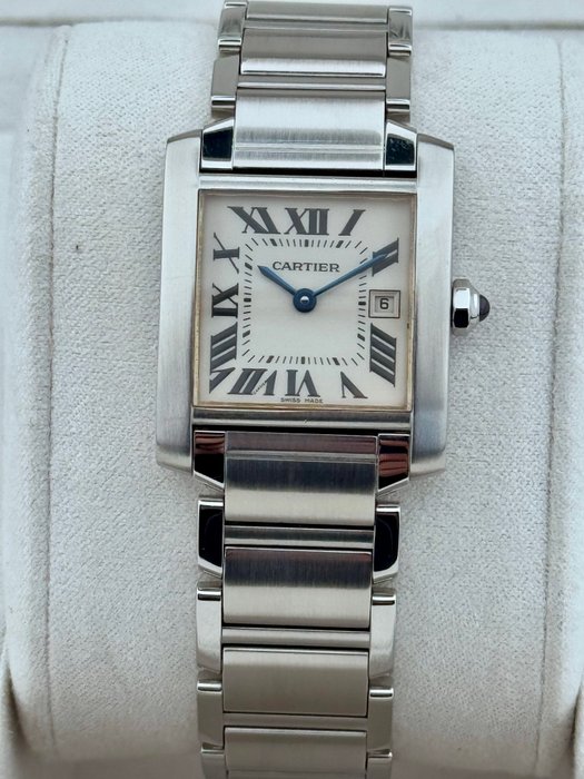 Cartier - Tank Française - Sans Prix de Réserve - 2465 - Femme - 2010-2020