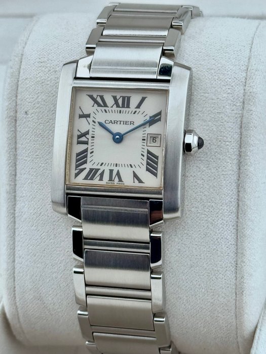Cartier - Tank Française - Sans Prix de Réserve - 2465 - Femme - 2010-2020