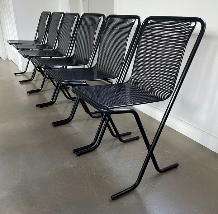 Arrben Italy - Canguro - Chaise (6) - Métal - chaises design empilables