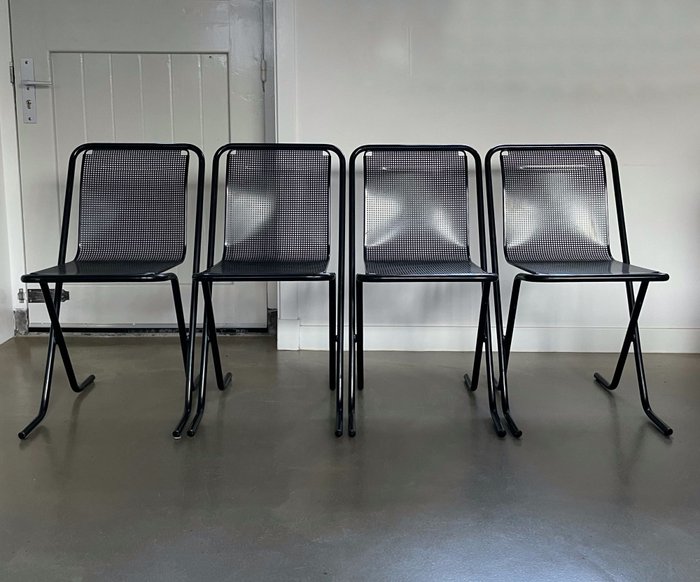 Arrben Italy - Canguro - Chaise (6) - Métal - chaises design empilables