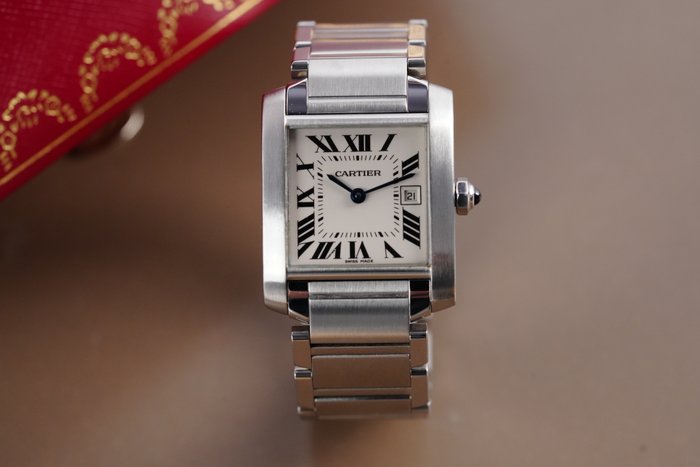 Cartier - Tank Française - W51011Q3 - Femme -
