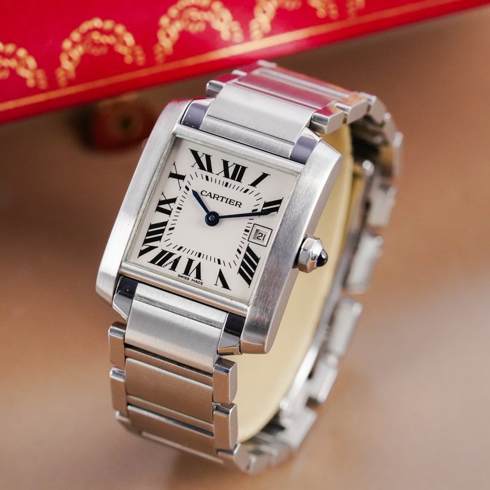 Cartier - Tank Française - W51011Q3 - Femme -