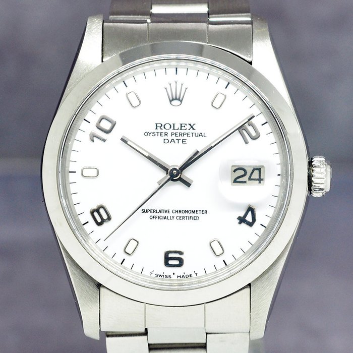 Rolex - Oyster Perpetual Date - Ref. 15000 - Homme - 1980-1989