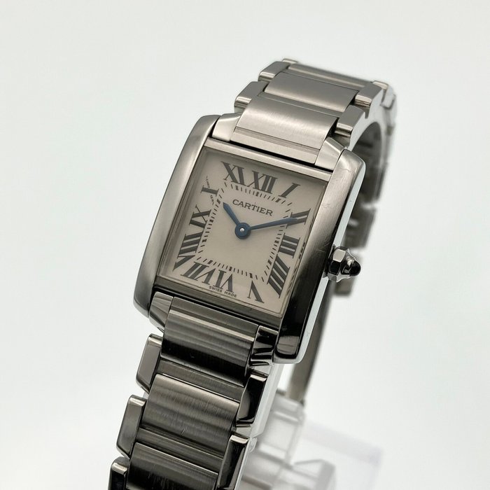 Cartier - Tank Française - Sans Prix de Réserve - W51008Q3 2384 - Femme - 2000-2010