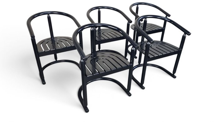 Allmilmö 5 Horseshoe high end chairs - Chaise de salle à manger (5) - hêtre