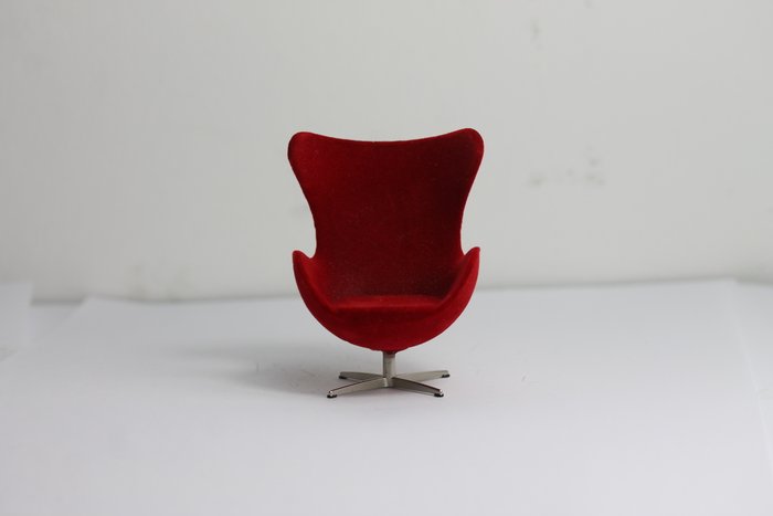 Minimii - Arne Jacobsen - Chaise longue - Fauteuil Lounge Oeuf Miniature - polyuréthane, acier (inoxydable)